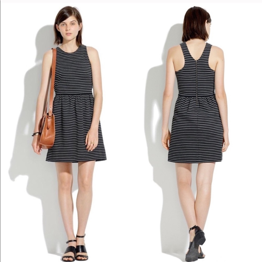 Madewell Pierside striped dress racerback XS